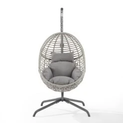 Lorelei Indoor/Outdoor Wicker Hanging Egg Chair - Gray/Light Gray - Crosley 16 Lorelei Indoor/Outdoor Wicker Hanging Egg Chair - Gray/Light Gray - Crosley -Cheap Crosley Store GUEST cedb7966 cf2d 4431 bcd6 1492fd4af3fb