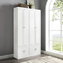 2pc Harper Entryway Pantry Closets White - Crosley