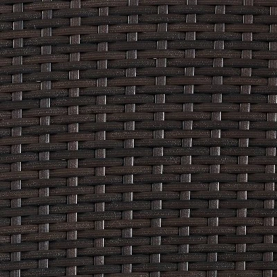 Palm Harbor Outdoor Wicker Loveseat - Sand/Brown - Crosley 3 Palm Harbor Outdoor Wicker Loveseat - Sand/Brown - Crosley - Image 3