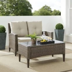Rockport 2pc Outdoor Wicker Loveseat Seating Set - Crosley 22 Rockport 2pc Outdoor Wicker Loveseat Seating Set - Crosley -Cheap Crosley Store GUEST d1ab24b2 c249 47f3 949c 195a873cf7bc