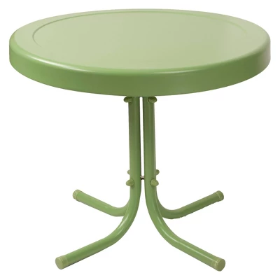 Crosley Retro Metal Patio Side Table 5 Crosley Retro Metal Patio Side Table - Image 5