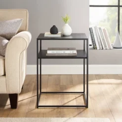 Braxton End Table Matte Black - Crosley -Cheap Crosley Store GUEST d2afc39b 8fe2 492f 9947 ba3d94de3f99