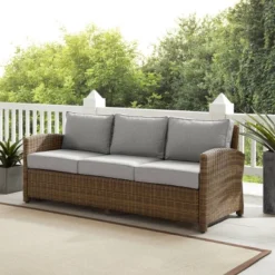 Bradenton Outdoor Wicker Sofa - Crosley