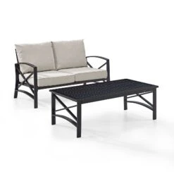 Crosley 2pc Kaplan Outdoor Patio Conversation Set -Cheap Crosley Store GUEST d4a0310b 5bad 4da9 bea3 6c8377dbf290