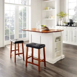 Coventry Drop Leaf Top Kitchen Island With Upholstered Saddle Stools White - Crosley 10 Coventry Drop Leaf Top Kitchen Island With Upholstered Saddle Stools White - Crosley -Cheap Crosley Store GUEST d562743c d845 49a3 a4b9 e8142b2e87d4