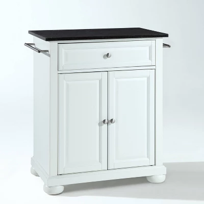 Alexandria Black Granite Top Portable Kitchen Island/Cart - Crosley 10 Alexandria Black Granite Top Portable Kitchen Island/Cart - Crosley - Image 10