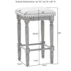 2pc Aldrich Counter Height Barstool Set Oatmeal - Crosley -Cheap Crosley Store GUEST d7fff0b8 b3d7 4764 93db d2052aa8f5d5