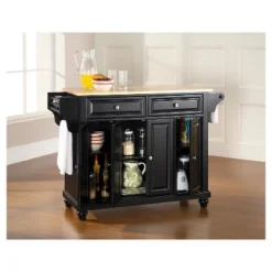 Cambridge Natural Wood Top Kitchen Island Black - Crosley 9 Cambridge Natural Wood Top Kitchen Island Black - Crosley -Cheap Crosley Store GUEST da698bf1 9c73 45a3 81fd dc9a2fc3505d