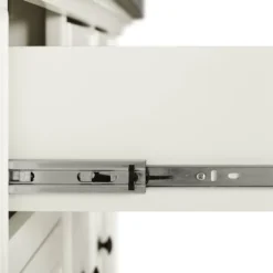 Julia Stainless Steel Top Kitchen Island With 2 Upholstered Saddle Counter Height Barstools White - Crosley -Cheap Crosley Store GUEST dc2b47d1 234b 4949 8a14 543f7730b4b1 2