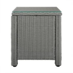 Bradenton Outdoor Wicker Glass Top Side Table - Crosley -Cheap Crosley Store GUEST dc758bfc 5ff3 47d8 a303 051ecbf0dfd5