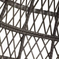 Tess Indoor/Outdoor Wicker Hanging Egg Chair - Gray/Driftwood - Crosley -Cheap Crosley Store GUEST dcd16cfc 8fde 490f 8fb7 630606f16e05