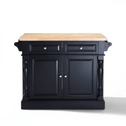 Oxford Butcher Block Kitchen Island Black - Crosley -Cheap Crosley Store GUEST dd699023 357f 46c9 b42e f87175083f75