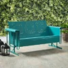 Bates Outdoor Sofa Glider - Turquoise - Crosley