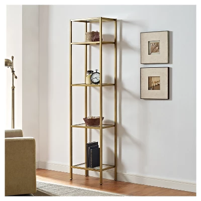 73" Aimee Narrow Etagere - Crosley 8 73" Aimee Narrow Etagere - Crosley - Image 8