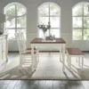 4pc Shelby Dining Set Distressed White - Crosley