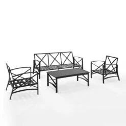 Kaplan 4pc Outdoor Sofa Set - Mist - Crosley -Cheap Crosley Store GUEST dfa4b72f 330b 4749 92aa 294a7d62b327