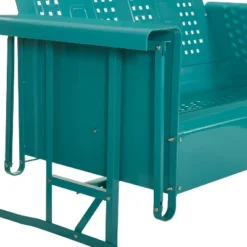 Bates Outdoor Loveseat Glider - Turquoise Gloss - Crosley -Cheap Crosley Store GUEST e14c6cb5 6ea4 4b3e ae11 351fd4f4873f