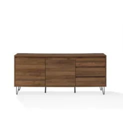 Teagan Record Storage Sideboard Brown Oak - Crosley -Cheap Crosley Store GUEST e2da97d1 3896 4fcb b459 ca2577344325