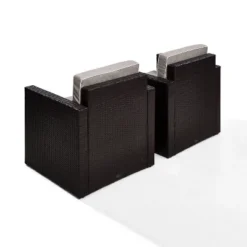 Palm Harbor 3pc All-Weather Wicker Patio Conversation Set Gray - Crosley 12 Palm Harbor 3pc All-Weather Wicker Patio Conversation Set Gray - Crosley -Cheap Crosley Store GUEST e3f764a7 64ae 4040 a481 cafe2dae8fb6