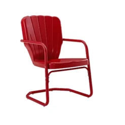 Ridgeland 2pk Outdoor Chairs - Red - Crosley -Cheap Crosley Store GUEST e588bf6d 2147 49ae a182 01444f6eba9b