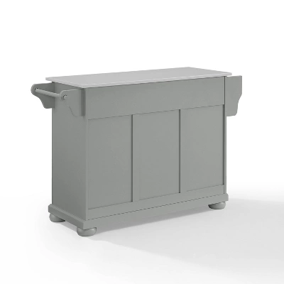 Alexandria Granite Top Kitchen Island/Cart Gray - Crosley 8 Alexandria Granite Top Kitchen Island/Cart Gray - Crosley - Image 8