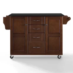 Eleanor Granite Top Kitchen Cart Mahogany/Black - Crosley 18 Eleanor Granite Top Kitchen Cart Mahogany/Black - Crosley -Cheap Crosley Store GUEST ea177cbe 2ff7 47d3 9397 a2d456c0ba38