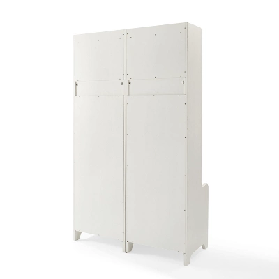 2pc Fremont Entryway Kit Two Towers White - Crosley 3 2pc Fremont Entryway Kit Two Towers White - Crosley - Image 3