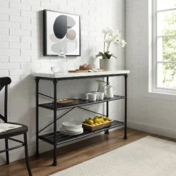 Madeleine Console Matte Black - Crosley -Cheap Crosley Store GUEST eb4f3421 cdf2 4e33 8a76 0883a2179f00