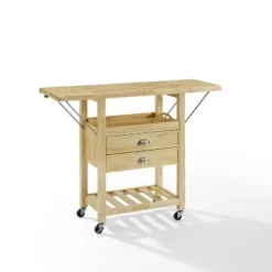 Bristol Double Drop Leaf Kitchen Cart Natural - Crosley 15 Bristol Double Drop Leaf Kitchen Cart Natural - Crosley -Cheap Crosley Store GUEST eb5437a0 66d2 4064 8d12 38b9ef8436cc