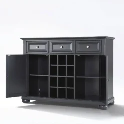 Alexandria Sideboard Cabinet With Wine Storage Black - Crosley -Cheap Crosley Store GUEST ec5fea6b d7a1 43ab 9e1d 1751717a8a3a