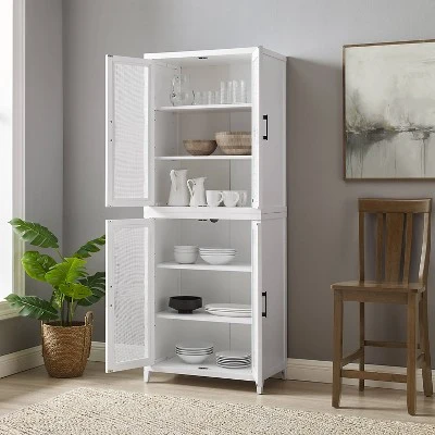 Milo Tall Storage Pantry White - Crosley 6 Milo Tall Storage Pantry White - Crosley - Image 6