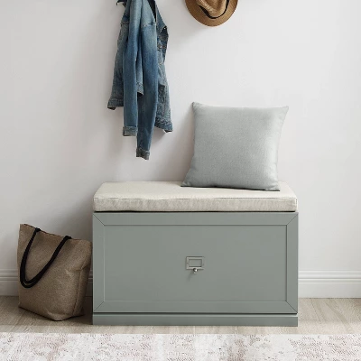 Harper Entryway Storage Bench - Crosley 3 Harper Entryway Storage Bench - Crosley - Image 3