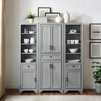 3pc Tara Pantry Set - Pantry And 2 Linen Cabinets - Crosley 9 3pc Tara Pantry Set - Pantry And 2 Linen Cabinets - Crosley - Image 9