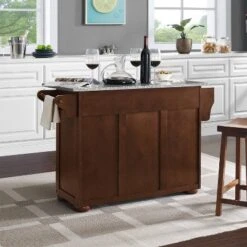 Eleanor Kitchen Island With Solid Granite Top Mahogany - Crosley -Cheap Crosley Store GUEST f12e9aa6 a464 45c0 a565 f52b6bc6a566