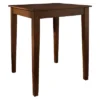 Tapered Leg Pub Table Wood/Mahogany - Crosley