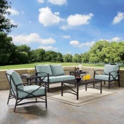 6pc Kaplan Outdoor Seating Set Mist - Crosley -Cheap Crosley Store GUEST f1c8c0d8 b44d 4823 982a 281834b383f0
