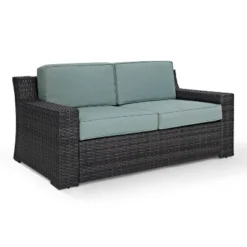 Beaufort Outdoor Wicker Loveseat - Mist - Crosley 14 Beaufort Outdoor Wicker Loveseat - Mist - Crosley -Cheap Crosley Store GUEST f23d4f7e 209c 4bb4 86a3 0b2891eb14e1