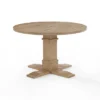 Joanna Round Dining Table Rustic Brown - Crosley