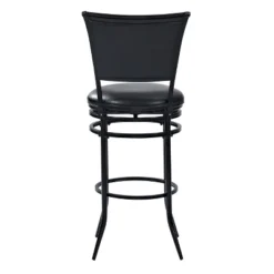 Rachel Swivel Barstool Black With Cushion - Crosley -Cheap Crosley Store GUEST f3577d2e 2efb 4306 9f78 a17eeebf9460