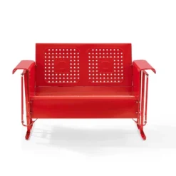 Bates Outdoor Loveseat Glider - Bright Red - Crosley -Cheap Crosley Store GUEST f4bbecad ef83 4b27 ad2e 80f52dc2e8f0