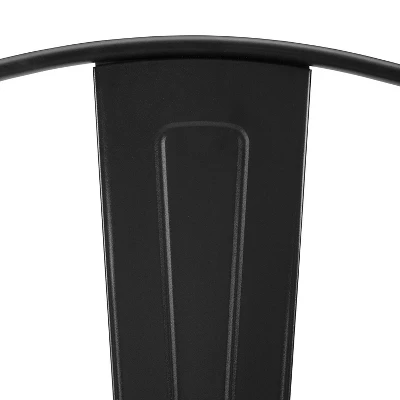 Set Of 2 17" Amelia Metal Chair Matte Black - Crosley 7 Set Of 2 17" Amelia Metal Chair Matte Black - Crosley - Image 7