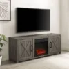 58" Gordon Low Profile TV Stand For TVs Up To 65" With Fireplace - Crosley