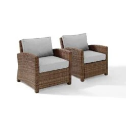 Bradenton 2pc Outdoor Wicker Armchair Set - Crosley -Cheap Crosley Store GUEST f631b4c5 826b 4dcb a711 6364ac58f99b