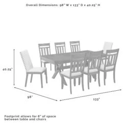 9pc Hayden Extendable Dining Set With 6 Slat Back Chairs And 2 Upholstered Chairs Slate - Crosley -Cheap Crosley Store GUEST f9e05922 dfc8 42fe 899c 2c9fbc79e397