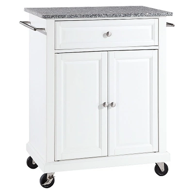 Solid Granite Top Portable Kitchen Cart/Island - Crosley 8 Solid Granite Top Portable Kitchen Cart/Island - Crosley - Image 8