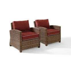 Bradenton 2pc Outdoor Wicker Armchair Set - Crosley -Cheap Crosley Store GUEST fcddf6f8 b8cc 43e0 bc4c c1a7cc078d7b