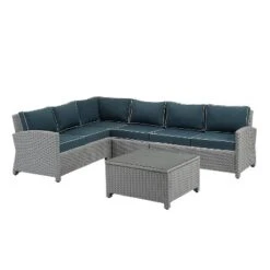 Bradenton 5pc Outdoor Wicker Sectional Set - Crosley -Cheap Crosley Store GUEST ff1f340e 24e6 453f 8b47 4bdd0292c205