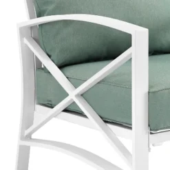 Kaplan Outdoor Steel Arm Chair Mist/White - Crosley 17 Kaplan Outdoor Steel Arm Chair Mist/White - Crosley -Cheap Crosley Store GUEST ff6d251b 7a65 4009 8682 f66ca4eb7fd5