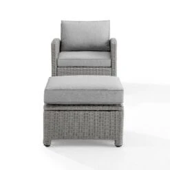 Bradenton 2pc Outdoor Wicker Arm Chair & Ottoman Set - Crosley -Cheap Crosley Store GUEST ff95363d 06b1 4034 8957 500ea64327c4